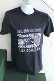 Jail Guitar Doors - Woodblock Dark Grey T-Shirt